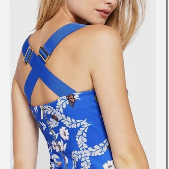 Ted Baker Kyoto Gardens Floral Crossover Tank size 0/XS - Picture 2 of 10
